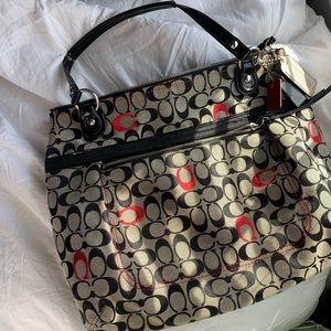Monogram authentic coach bag